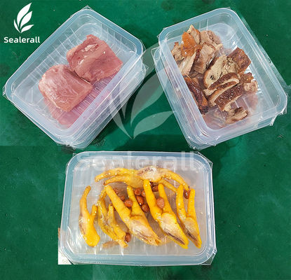 acheter Machine d'emballage de viande fraîche à atmosphère modifiée Carte de coffrage de sac 5KW avec cadre en verre online manufacture