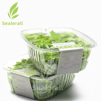 acheter Machine d'emballage à atmosphère modifiée pour légumes frais Boîte en plastique avec processus automatisés online manufacture